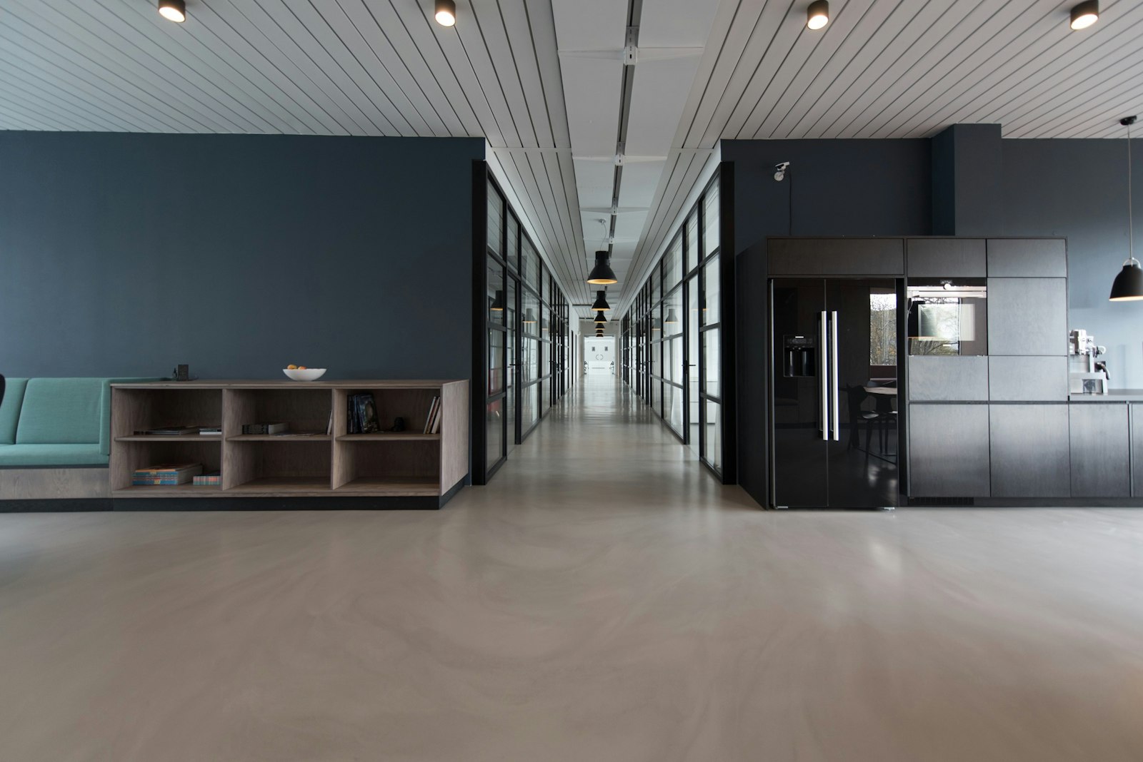 Modern workplace interior